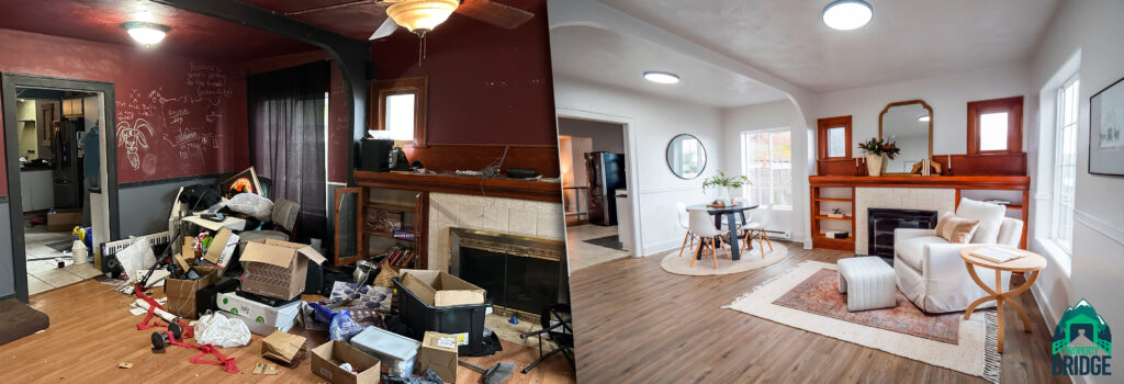 Our Projects real estate photography before and after home renovation living room progress picture interior property (2)